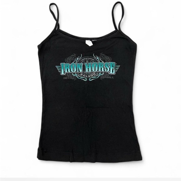 Harley-Davidson Tops - Harley-Davidson Black Camisole with Teal Graphic